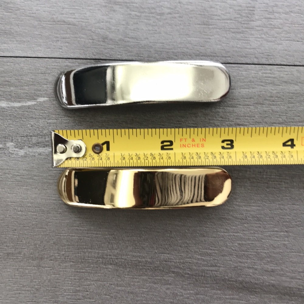 Bundle | Set of 2 Fashion Hair Barrettes Silver & Gold - Picture 4 of 4